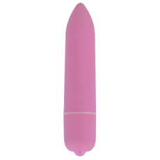 Розовая удлинённая вибропуля Power Bullet Pink - 8,3 см., фото 
