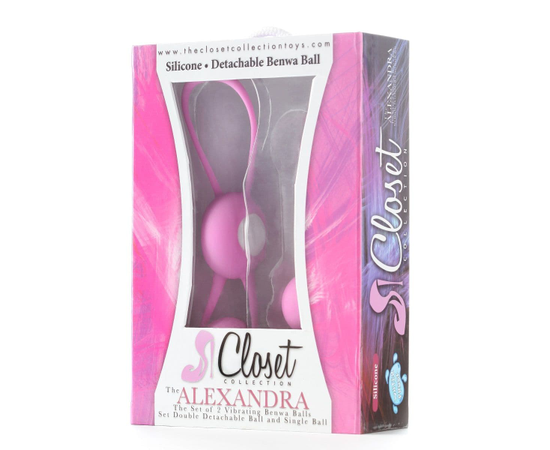Комплект вагинальных шариков THE ALEXANDRA BEN WA BALLS, Цвет: розовый, фото 