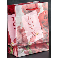 Подарочный пакет "Любовь" - 23 х 18 см., фото 