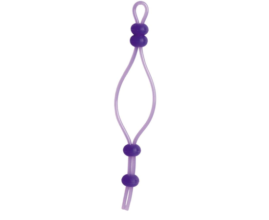 Фиолетовое лассо с 4 утяжками, фото 
