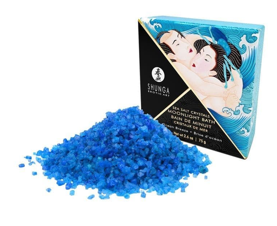Соль для ванны Bath Salts Ocean Breeze с ароматом морской свежести - 75 гр., Объем: 75 гр., Цвет: синий, фото 