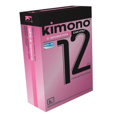 Презервативы KIMONO с ароматом сакуры - 12 шт., фото 