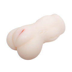 Мастурбатор-вагина с вибрацией и фактурным рисунком, фото 