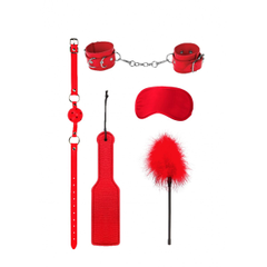 Игровой набор БДСМ Introductory Bondage Kit №4, Цвет: красный, фото 