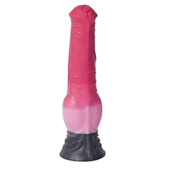 Розовый фаллоимитатор "Пони" - 24,5 см., фото 