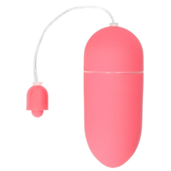 Гладкое виброяйцо Vibrating Egg - 8 см., Цвет: розовый, фото 