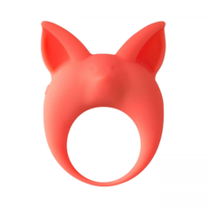 Эрекционное кольцо Kitten Kyle, Цвет: оранжевый, фото 
