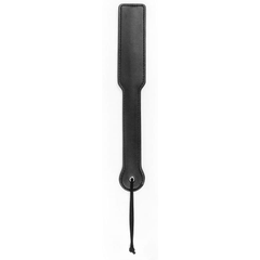 Черная гладкая шлепалка NOTABU с широкой ручкой - 32 см., фото 