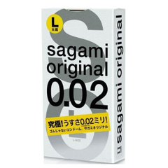 Презервативы Sagami Original L-size увеличенного размера - 3 шт., фото 