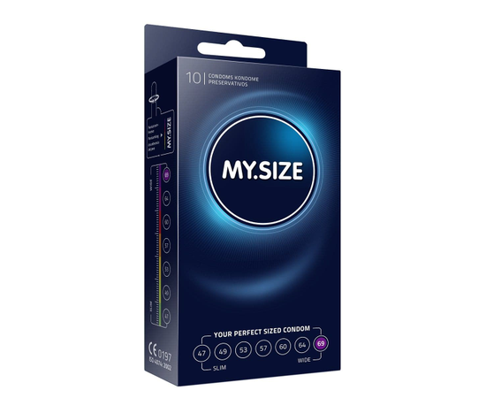 Презервативы MY.SIZE размер 69 - 10 шт., Объем: 10 шт., Цвет: прозрачный, фото 