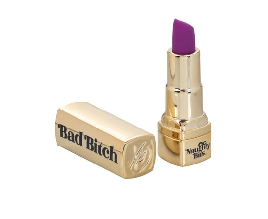 Мини-вибратор в виде тюбика помады Naughty Bits Bad Bitch Lipstick Vibrator, фото 