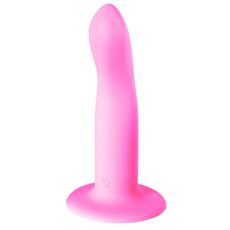 Нереалистичный дилдо Stray - 16,6 см., Длина: 16.60, Цвет: розовый, фото 