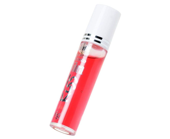 Блеск для губ Gloss Vibe Strawberry с эффектом вибрации и клубничным ароматом - 6 гр., фото 