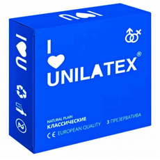 Классические презервативы Unilatex Natural Plain - 3 шт., Объем: 3 шт., Цвет: телесный, фото 