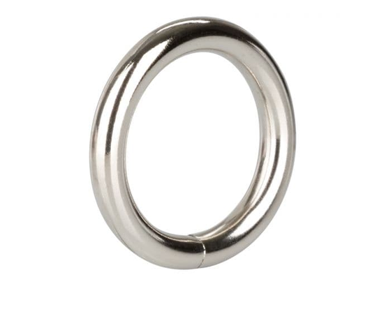 Серебристое эрекционное кольцо Silver Ring, фото 