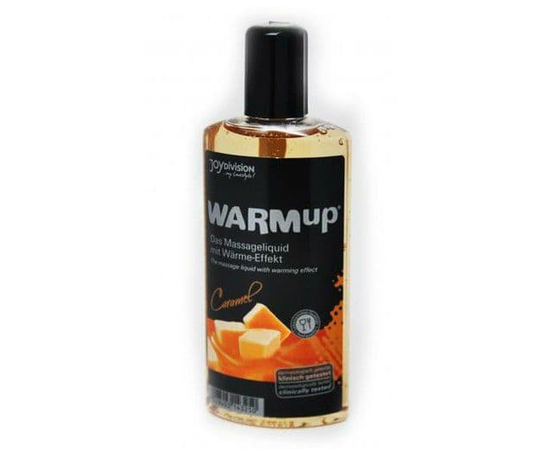 Разогревающее масло WARMup Caramel - 150 мл., фото 