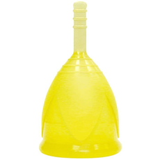 Менструальная чаша размера L, Цвет: желтый, фото 