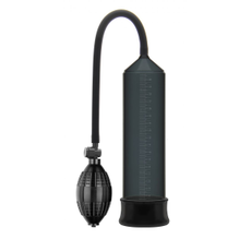 Вакуумная помпа Erozon Penis Pump с грушей, Цвет: черный, фото 