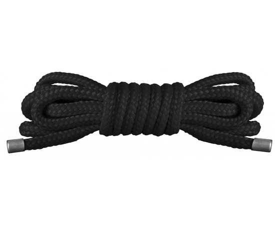 Чёрная нейлоновая верёвка для бандажа Japanese Mini, фото 