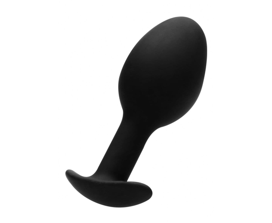 Черная анальная пробка N 89 Self Penetrating Butt Plug - 8,3 см., фото 