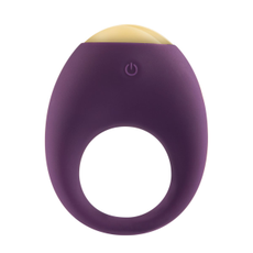 Фиолетовое эрекционное кольцо Eclipse Vibrating Cock Ring, фото 