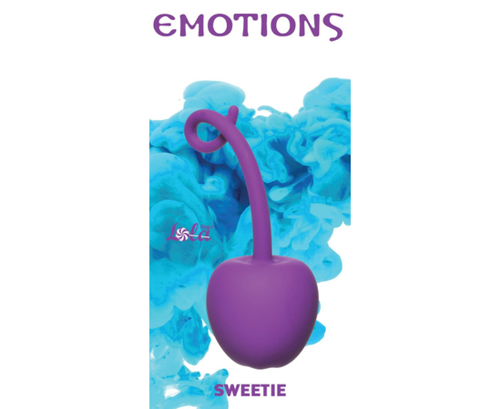 Стимулятор-вишенка со смещенным центром тяжести Emotions Sweetie, Цвет: фиолетовый, фото 