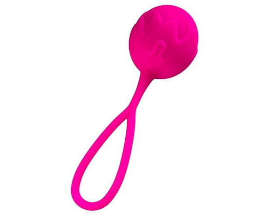 Ярко-розовый вагинальный шарик Geisha Ball Mia, Цвет: розовый, фото 