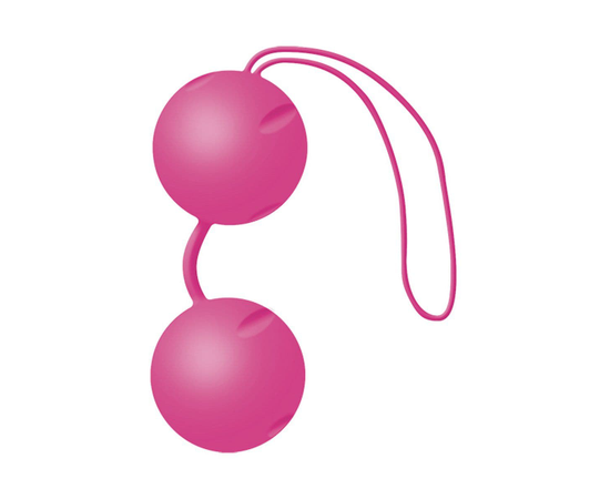 Розовые вагинальные шарики Joyballs Pink, Цвет: розовый, фото 