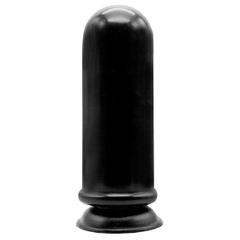 Чёрный анальный стимулятор-гигант MENZSTUFF ANAL MORTAR HUGE BUTT PLUG - 20 см., фото 