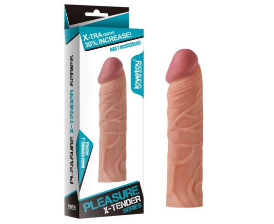 Насадка-фаллоимитатор Super-Realistic Penis - 17 см., фото 