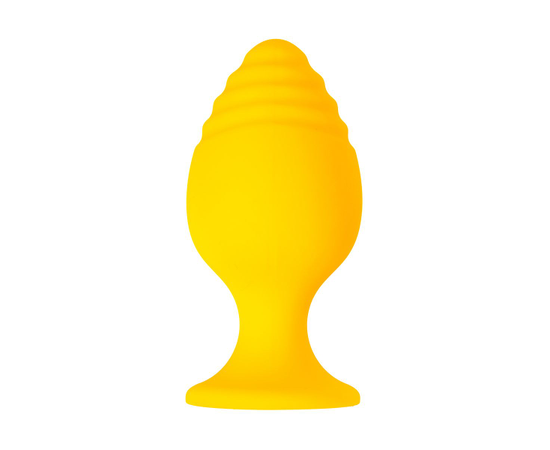 Желтая анальная втулка Riffle - 6 см., Длина: 6.00, Цвет: желтый, фото 