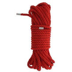 Красная веревка DELUXE BONDAGE ROPE - 10 м., фото 