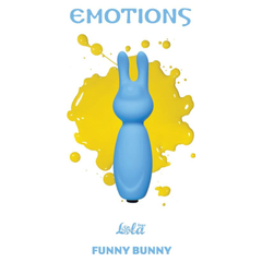 Мини-вибратор Emotions Funny Bunny, Цвет: нежно-голубой, фото 