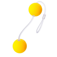 Желтые вагинальные шарики, Цвет: желтый, фото 