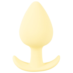 Жёлтая анальная втулка Mini Butt Plug - 6 см., фото 