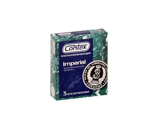 Плотно облегающие презервативы Contex Imperial - 3 шт., фото 