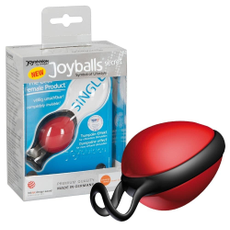 Красный вагинальный шарик со смещенным центром тяжести Joyballs Secret, Цвет: красный, фото 