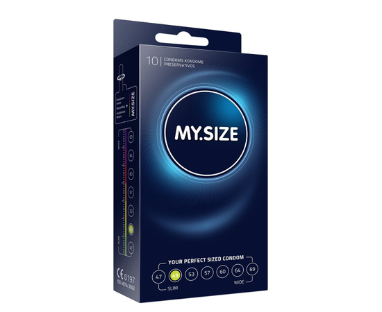 Презервативы MY.SIZE размер 49 - 10 шт., Объем: 10 шт., Цвет: прозрачный, фото 