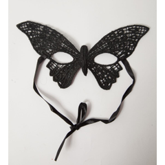 Кружевная маска "Бабочка", Цвет: черный, фото 