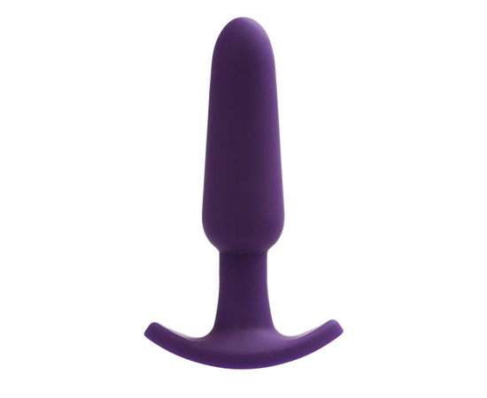 Фиолетовая анальная вибровтулка VeDO Frisky Bunny - 12,8 см., фото 