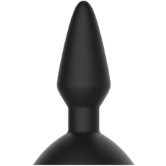 Чёрная вибровтулка Equinox с присоской, фото 