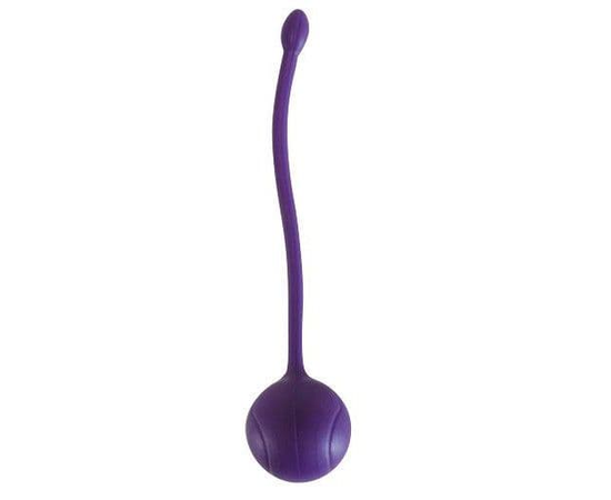 Фиолетовый металлический шарик в силиконовой оболочке, Цвет: фиолетовый, фото 