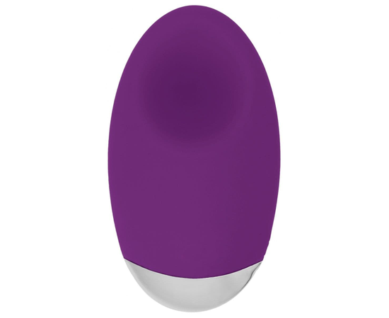 Фиолетовый клиторальный вибростимулятор Ynez - 11,5 см., фото 
