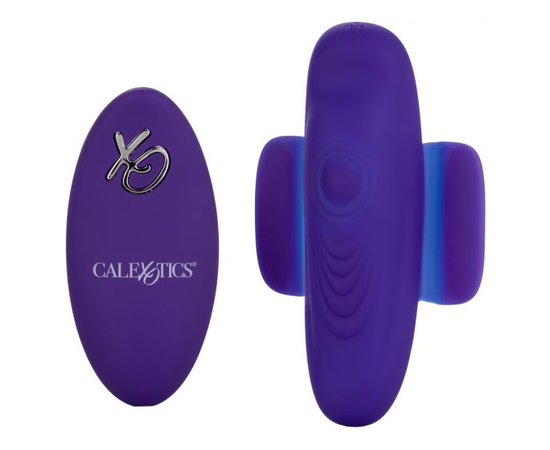 Фиолетовый стимулятор в трусики Lock-N-Play Remote Pulsating Panty Teaser, фото 