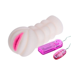 Мастурбатор-вагина с вибрацией и выносным пультом управления, фото 