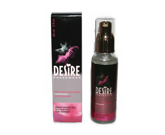Увлажняющий гель с феромонами для женщин DESIRE - 60 мл., фото 