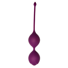 Фиолетовые вагинальные шарики Кегеля со смещенным центом тяжести Delta, фото 