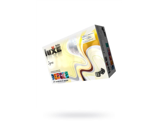 Презервативы Luxe Mini Box Игра - 1 блок (24 уп. по 3 шт. в каждой), фото 